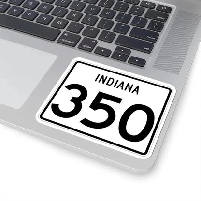 Indiana 350 (Indiana) (Road Sign) STICKER Vinyl Kiss-Cut Decal - The Sticker Space