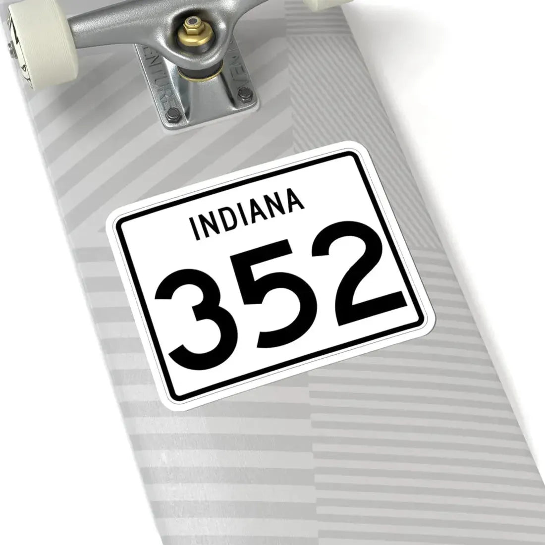 Indiana 352 (Indiana) (Road Sign) STICKER Vinyl Kiss-Cut Decal - The Sticker Space