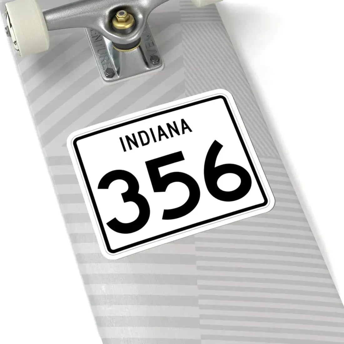 Indiana 356 (Indiana) (Road Sign) STICKER Vinyl Kiss-Cut Decal - The Sticker Space