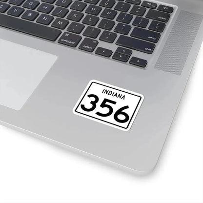 Indiana 356 (Indiana) (Road Sign) STICKER Vinyl Kiss-Cut Decal - The Sticker Space
