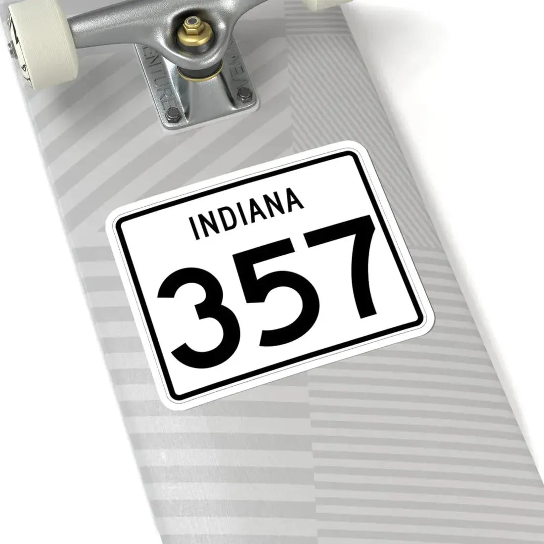 Indiana 357 (Indiana) (Road Sign) STICKER Vinyl Kiss-Cut Decal - The Sticker Space