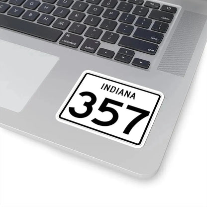 Indiana 357 (Indiana) (Road Sign) STICKER Vinyl Kiss-Cut Decal - The Sticker Space