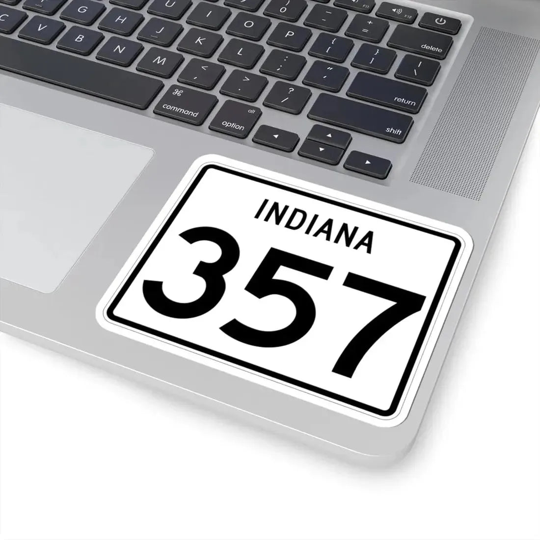 Indiana 357 (Indiana) (Road Sign) STICKER Vinyl Kiss-Cut Decal - The Sticker Space