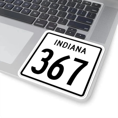 Indiana 367 1955 (Indiana) (Road Sign) STICKER Vinyl Kiss-Cut Decal - The Sticker Space