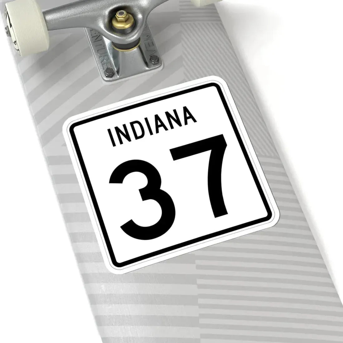 Indiana 37 (Indiana) (Road Sign) STICKER Vinyl Kiss-Cut Decal - The Sticker Space