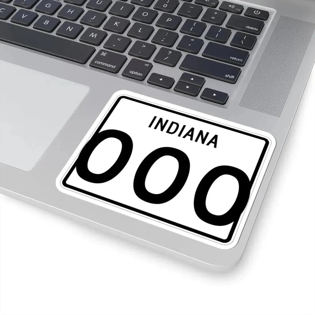 Indiana 3di (Indiana) (Road Sign) STICKER Vinyl Kiss-Cut Decal - The Sticker Space