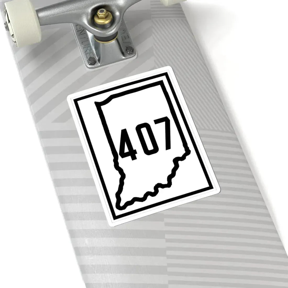 Indiana 407 1926 (Indiana) (Road Sign) STICKER Vinyl Kiss-Cut Decal - The Sticker Space