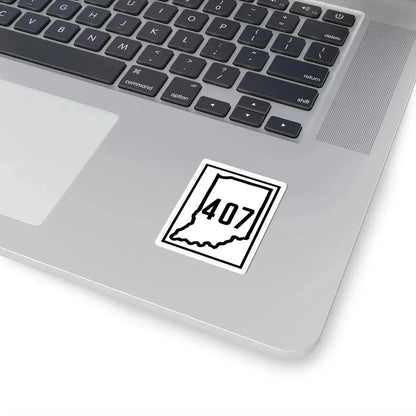 Indiana 407 1926 (Indiana) (Road Sign) STICKER Vinyl Kiss-Cut Decal - The Sticker Space