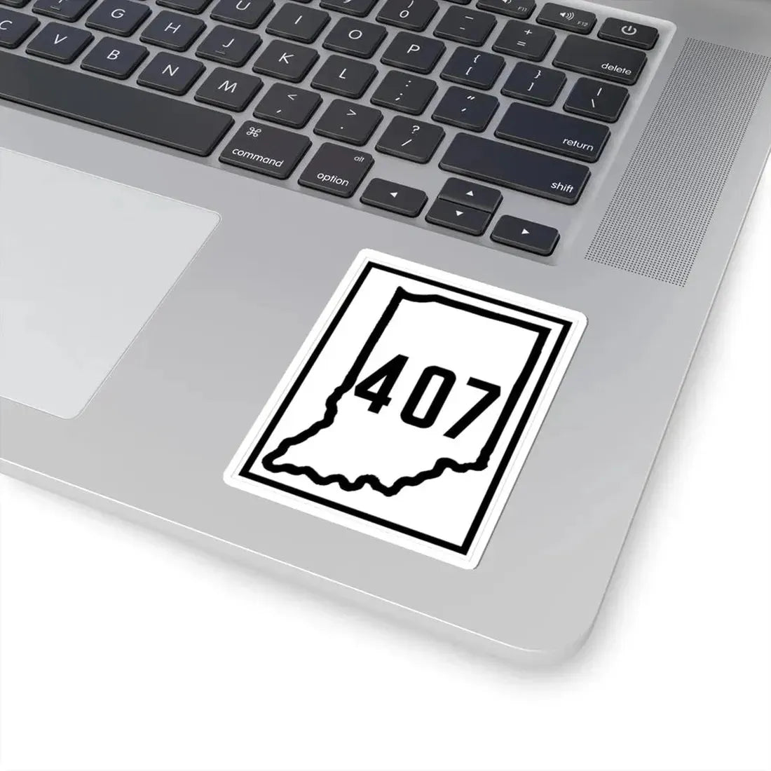 Indiana 407 1926 (Indiana) (Road Sign) STICKER Vinyl Kiss-Cut Decal - The Sticker Space