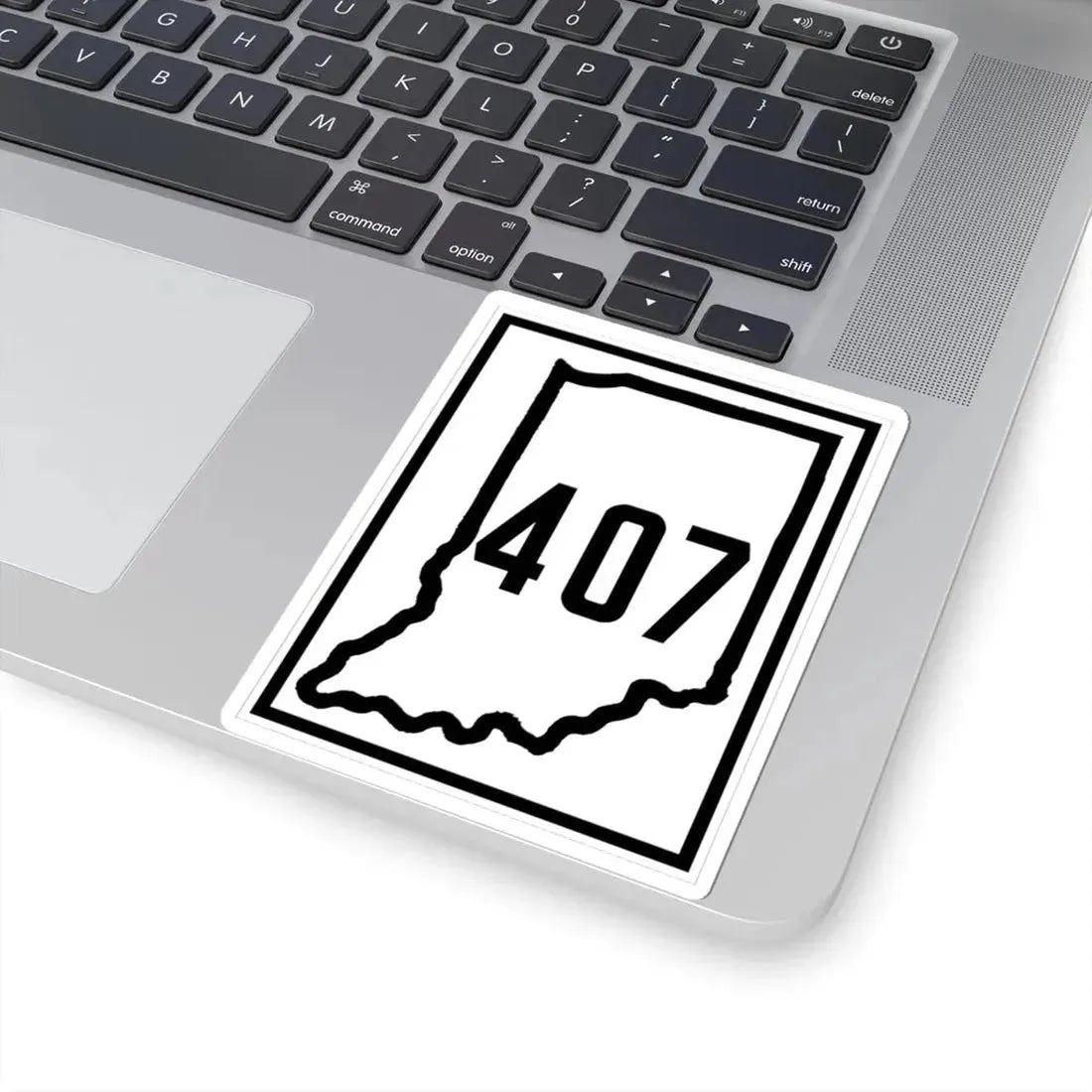 Indiana 407 1926 (Indiana) (Road Sign) STICKER Vinyl Kiss-Cut Decal - The Sticker Space