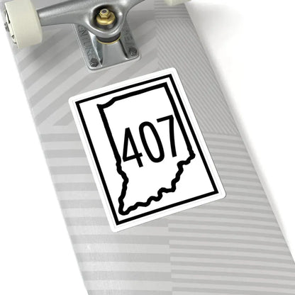 Indiana 407 (Indiana) (Road Sign) STICKER Vinyl Kiss-Cut Decal - The Sticker Space