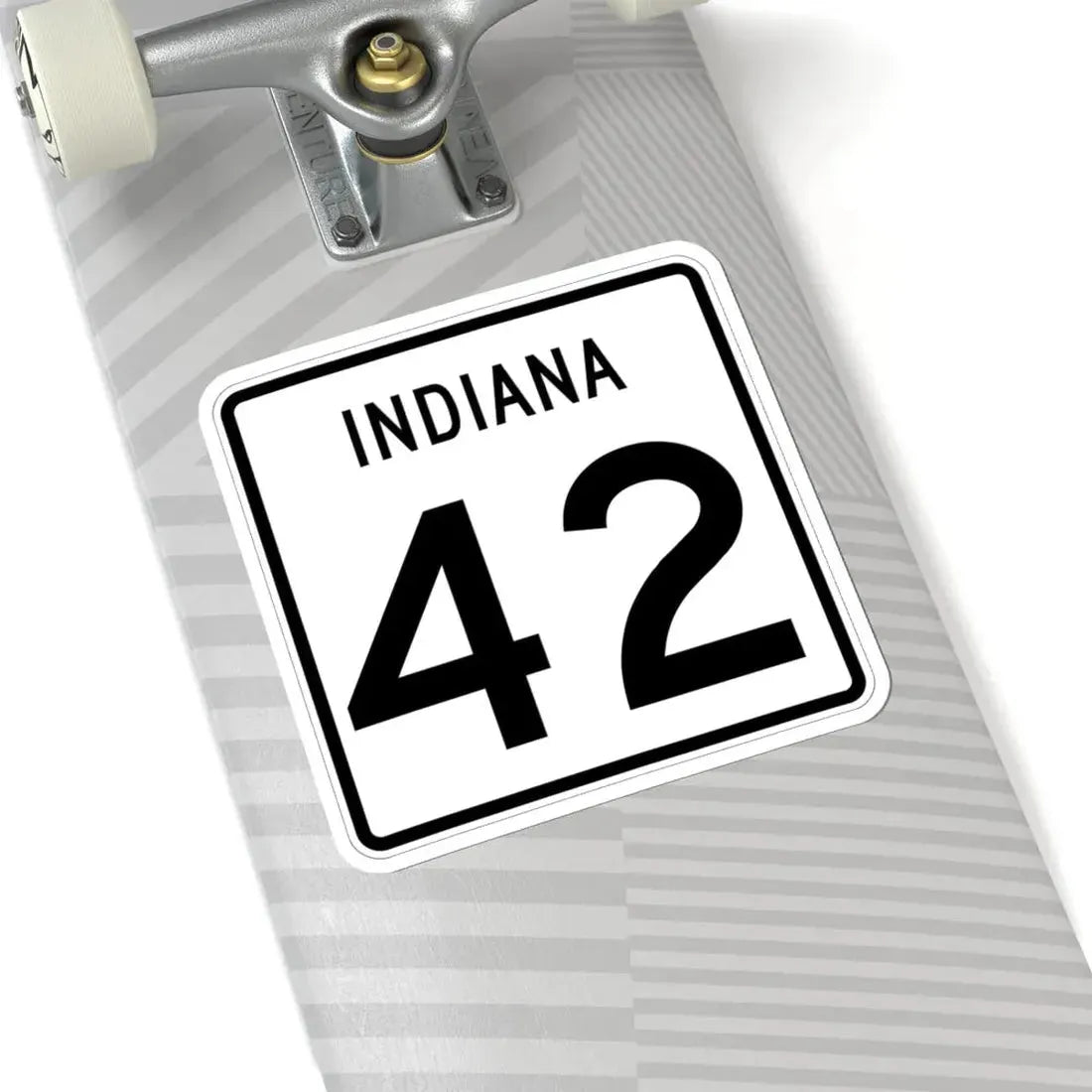 Indiana 42 (Indiana) (Road Sign) STICKER Vinyl Kiss-Cut Decal - The Sticker Space