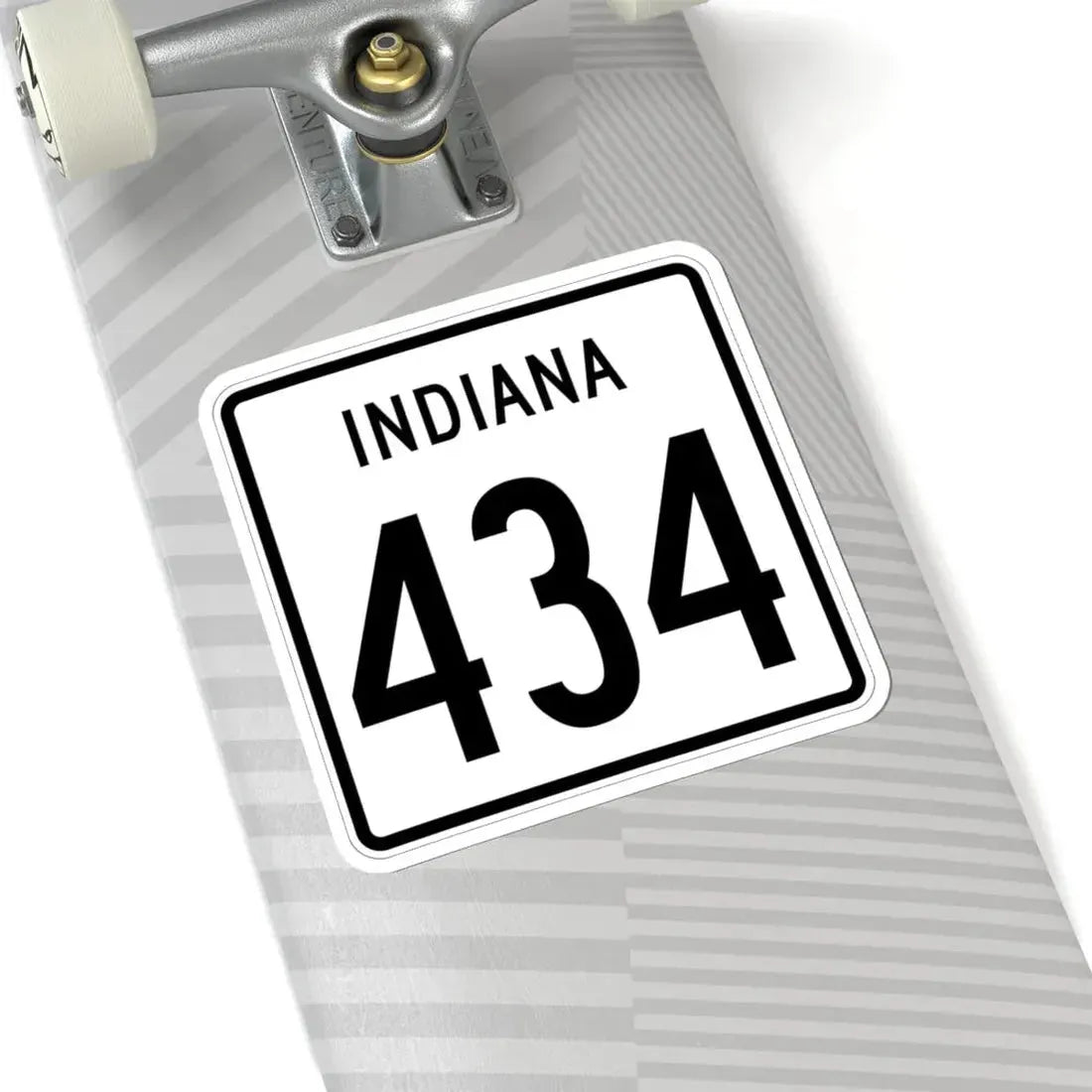 Indiana 434 1955 (Indiana) (Road Sign) STICKER Vinyl Kiss-Cut Decal - The Sticker Space