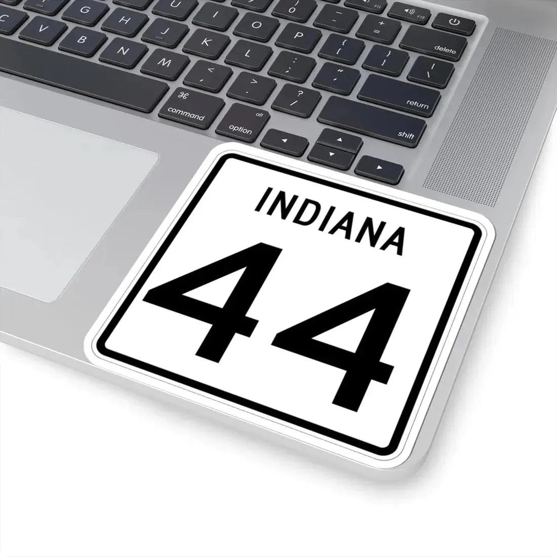 Indiana 44 (Indiana) (Road Sign) STICKER Vinyl Kiss-Cut Decal - The Sticker Space