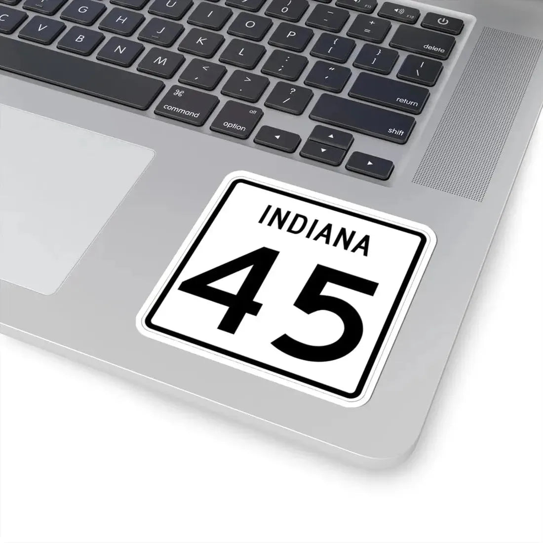 Indiana 45 (Indiana) (Road Sign) STICKER Vinyl Kiss-Cut Decal - The Sticker Space