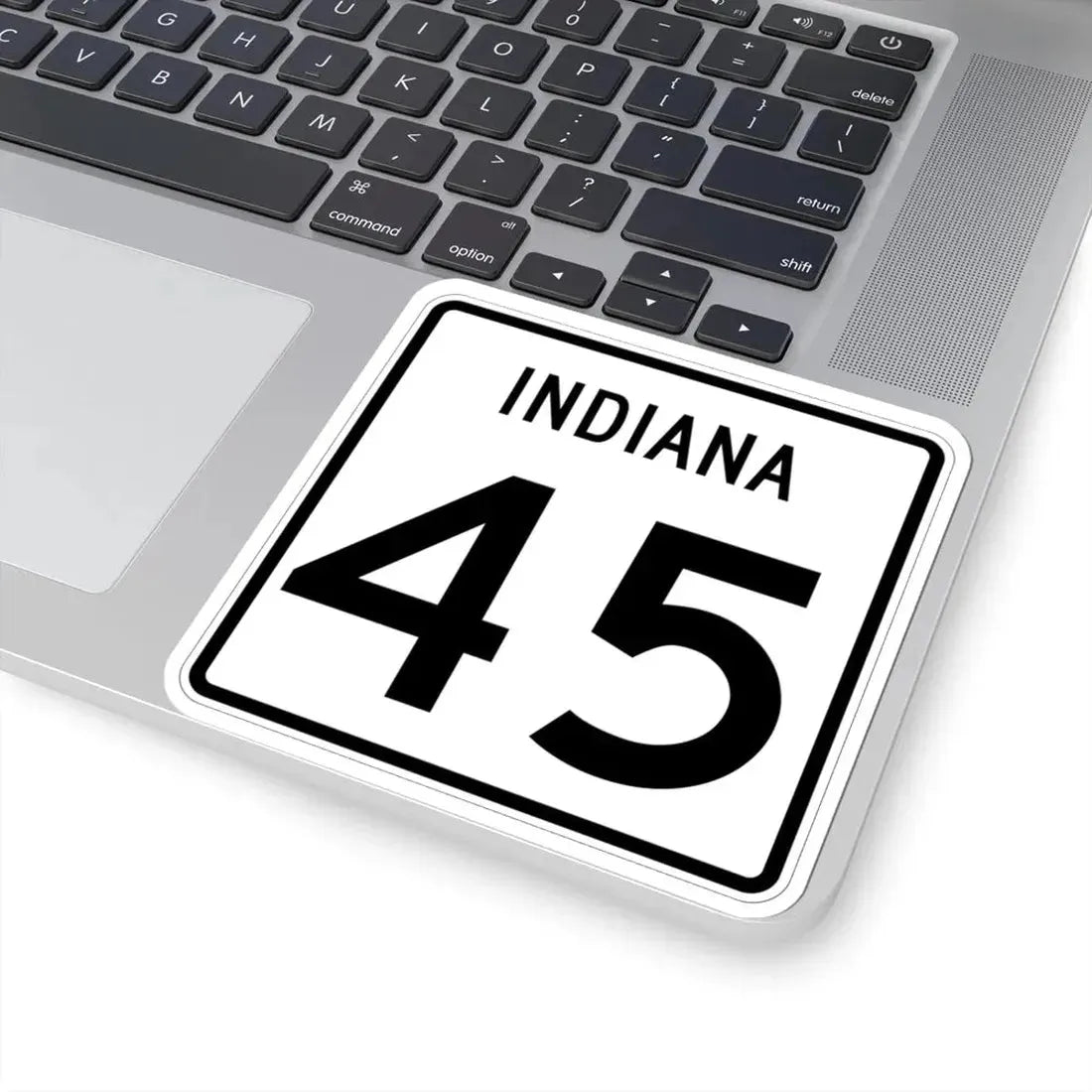 Indiana 45 (Indiana) (Road Sign) STICKER Vinyl Kiss-Cut Decal - The Sticker Space