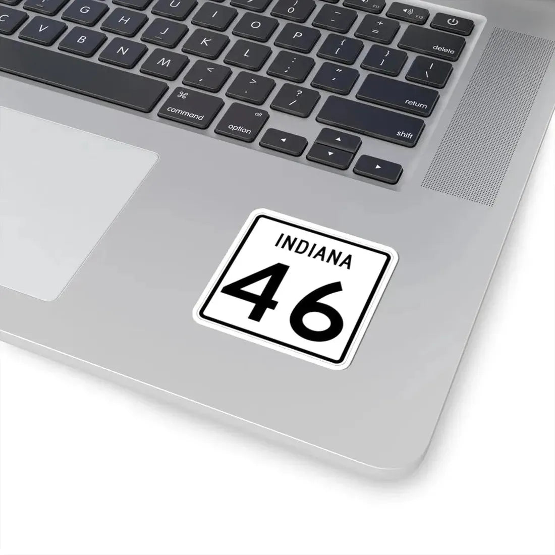 Indiana 46 (Indiana) (Road Sign) STICKER Vinyl Kiss-Cut Decal - The Sticker Space