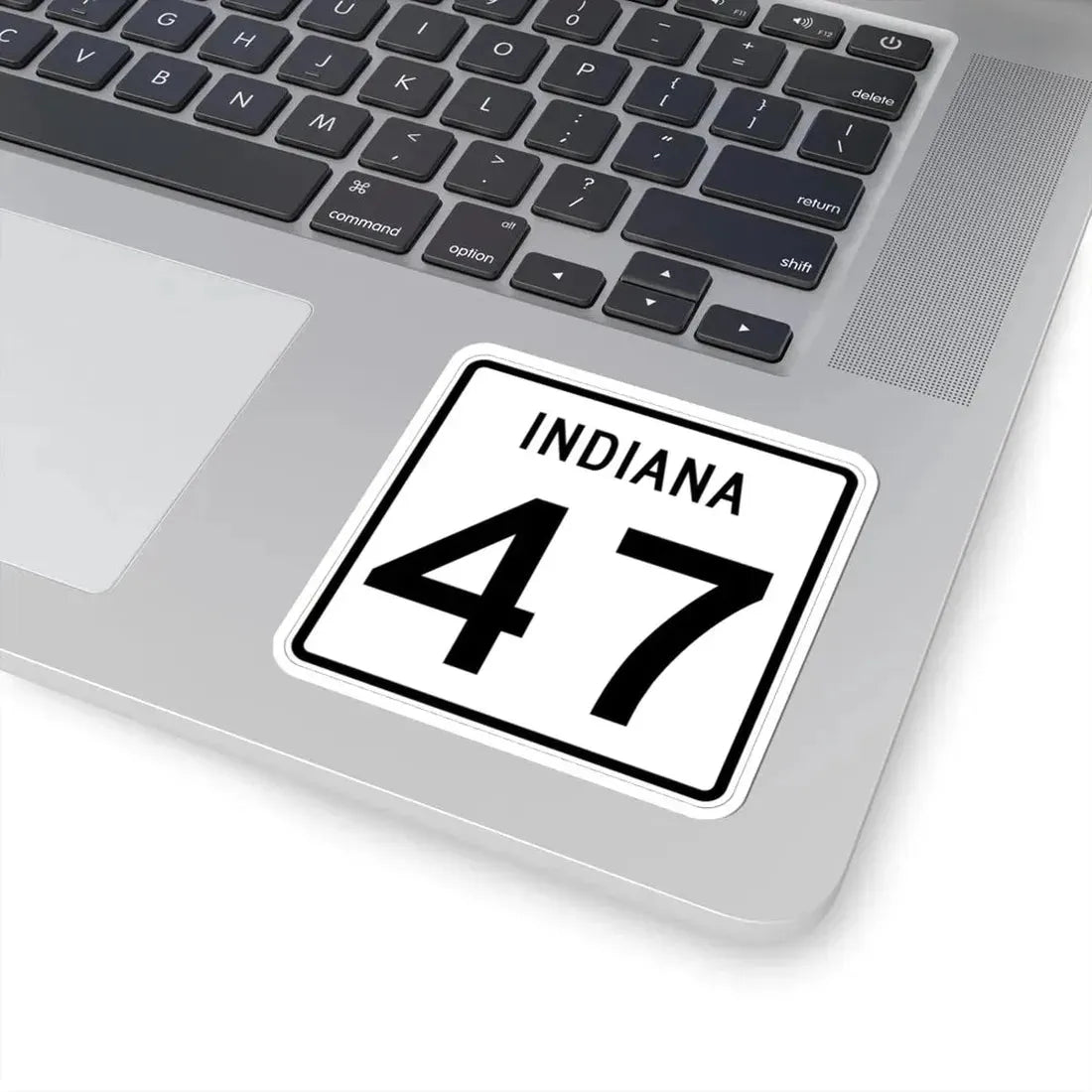 Indiana 47 (Indiana) (Road Sign) STICKER Vinyl Kiss-Cut Decal - The Sticker Space