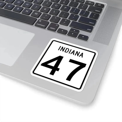 Indiana 47 (Indiana) (Road Sign) STICKER Vinyl Kiss-Cut Decal - The Sticker Space
