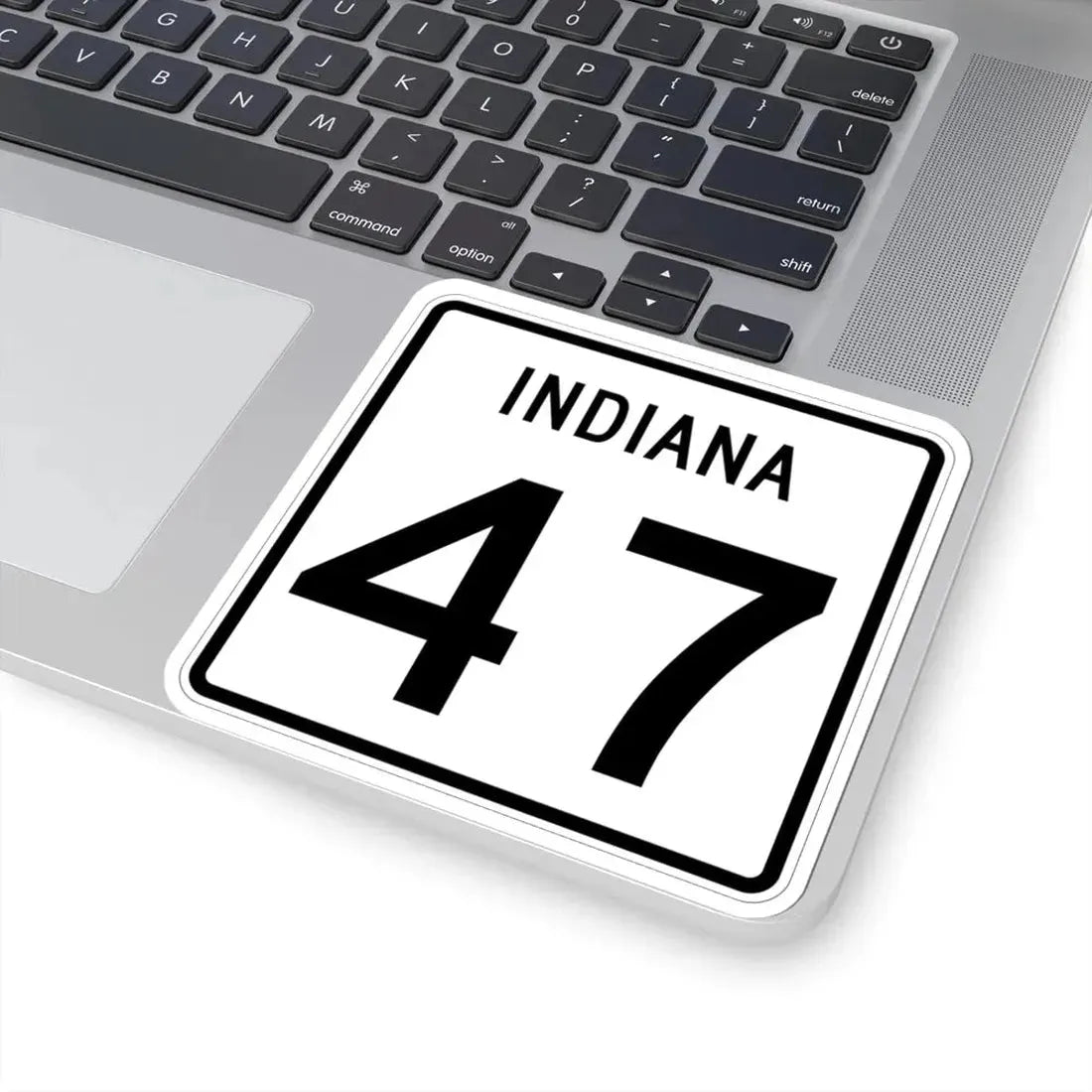 Indiana 47 (Indiana) (Road Sign) STICKER Vinyl Kiss-Cut Decal - The Sticker Space