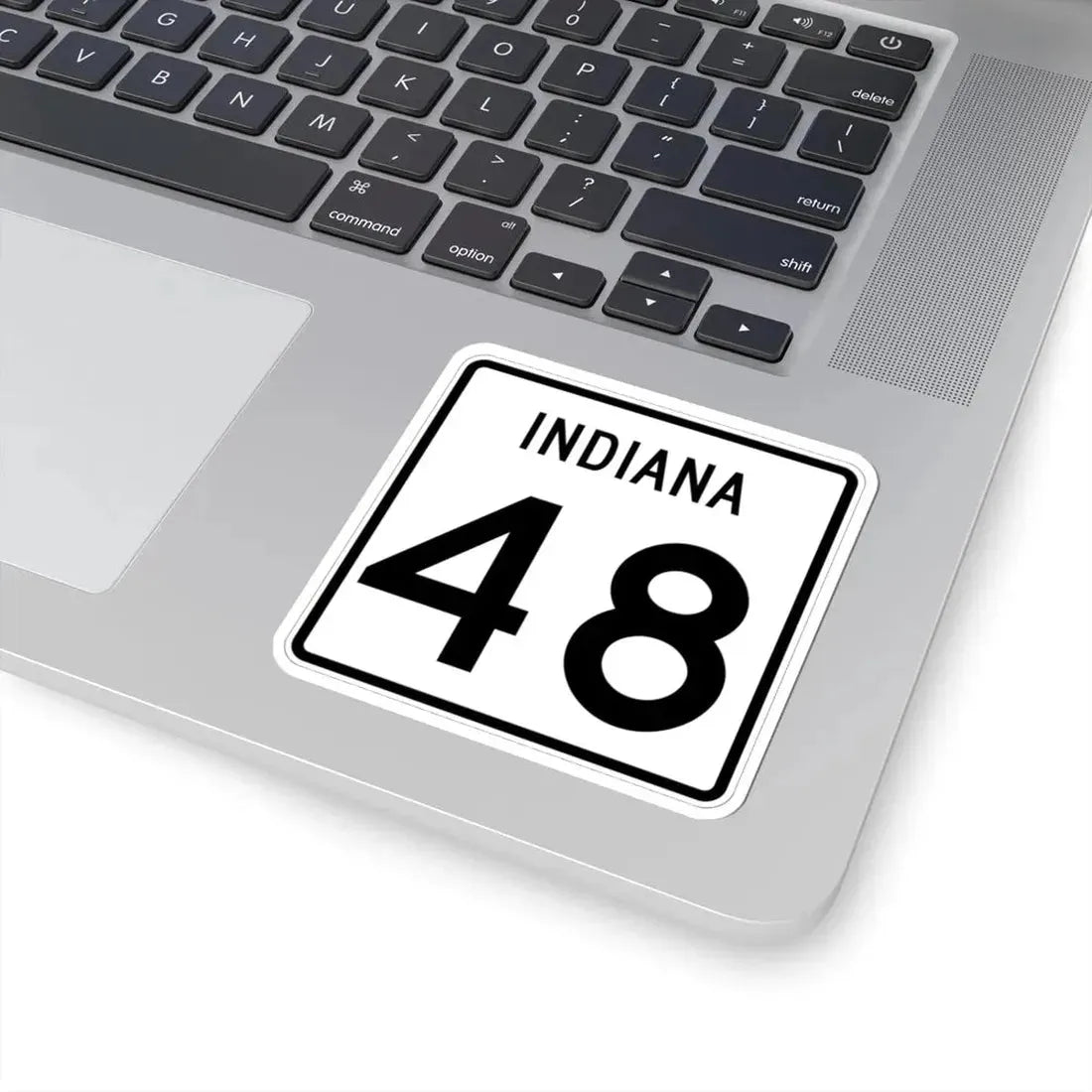 Indiana 48 (Indiana) (Road Sign) STICKER Vinyl Kiss-Cut Decal - The Sticker Space