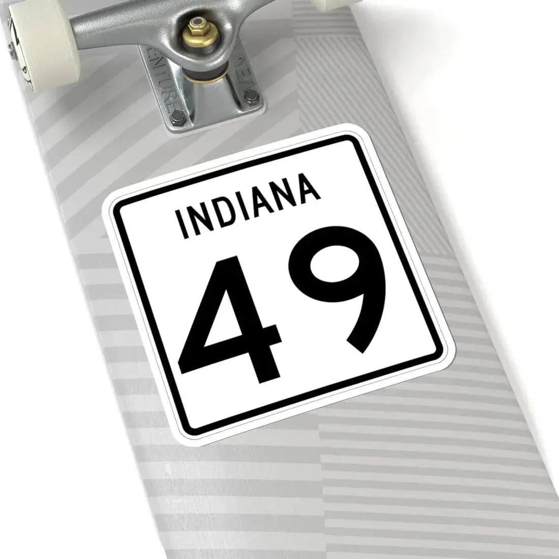 Indiana 49 (Indiana) (Road Sign) STICKER Vinyl Kiss-Cut Decal - The Sticker Space