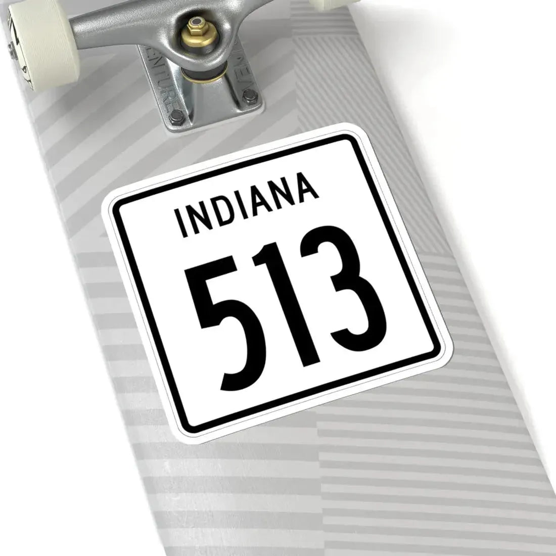 Indiana 513 1955 (Indiana) (Road Sign) STICKER Vinyl Kiss-Cut Decal - The Sticker Space