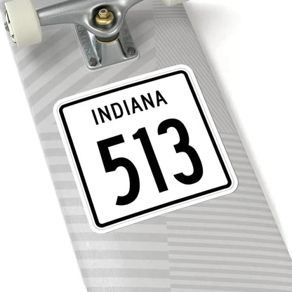 Indiana 513 1955 (Indiana) (Road Sign) STICKER Vinyl Kiss-Cut Decal - The Sticker Space