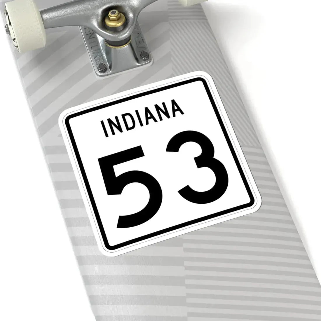 Indiana 53 (Indiana) (Road Sign) STICKER Vinyl Kiss-Cut Decal - The Sticker Space