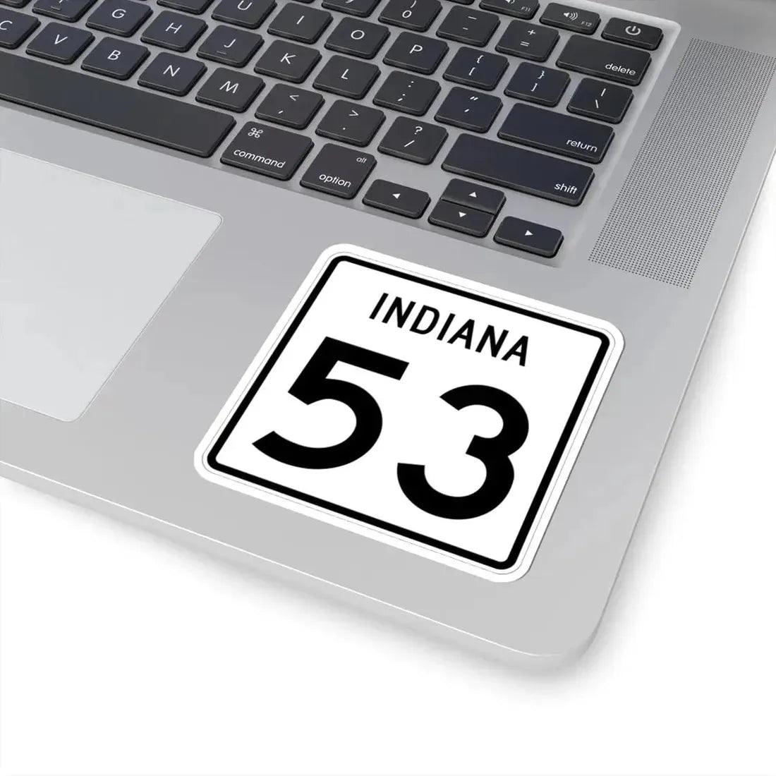 Indiana 53 (Indiana) (Road Sign) STICKER Vinyl Kiss-Cut Decal - The Sticker Space