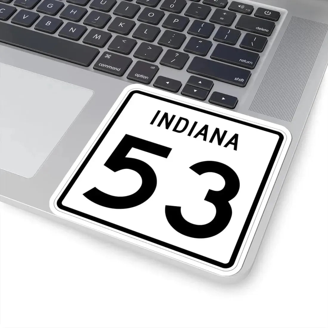 Indiana 53 (Indiana) (Road Sign) STICKER Vinyl Kiss-Cut Decal - The Sticker Space