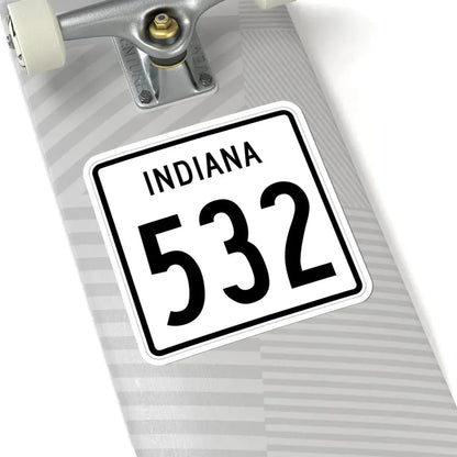 Indiana 532 1955 (Indiana) (Road Sign) STICKER Vinyl Kiss-Cut Decal - The Sticker Space