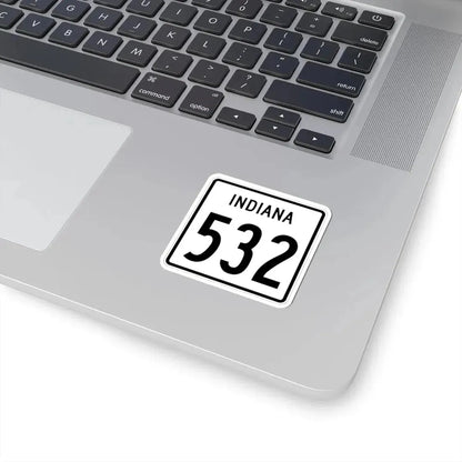 Indiana 532 1955 (Indiana) (Road Sign) STICKER Vinyl Kiss-Cut Decal - The Sticker Space