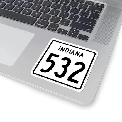 Indiana 532 1955 (Indiana) (Road Sign) STICKER Vinyl Kiss-Cut Decal - The Sticker Space