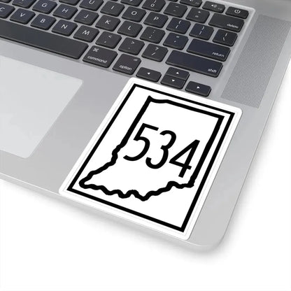 Indiana 534 (Indiana) (Road Sign) STICKER Vinyl Kiss-Cut Decal - The Sticker Space