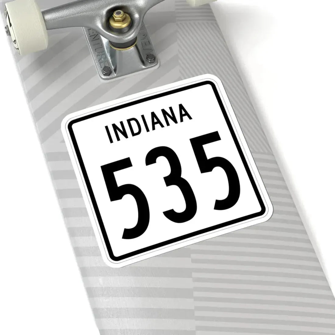 Indiana 535 1955 (Indiana) (Road Sign) STICKER Vinyl Kiss-Cut Decal - The Sticker Space
