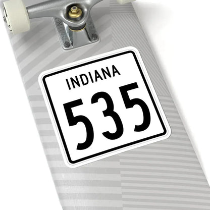 Indiana 535 1955 (Indiana) (Road Sign) STICKER Vinyl Kiss-Cut Decal - The Sticker Space
