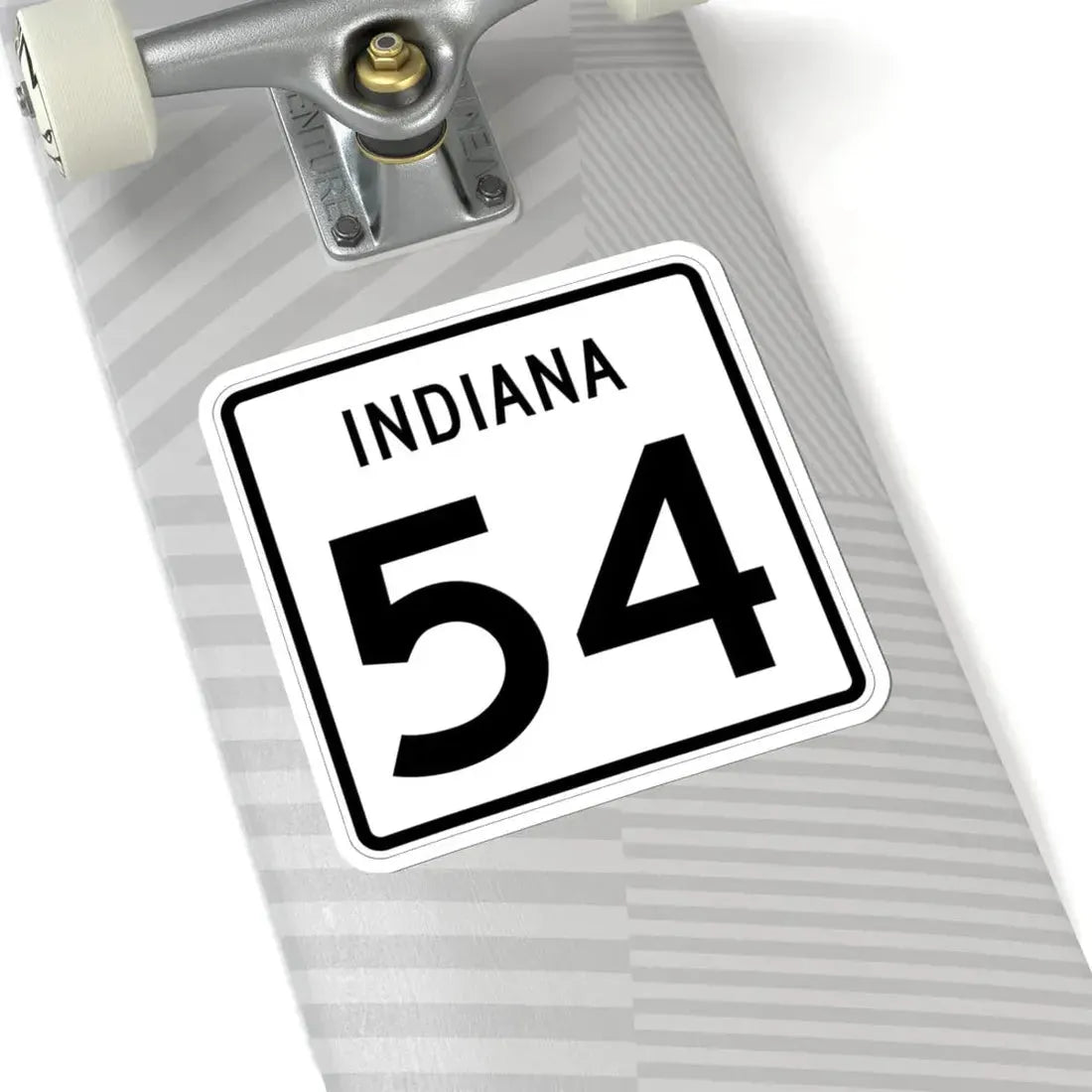 Indiana 54 (Indiana) (Road Sign) STICKER Vinyl Kiss-Cut Decal - The Sticker Space