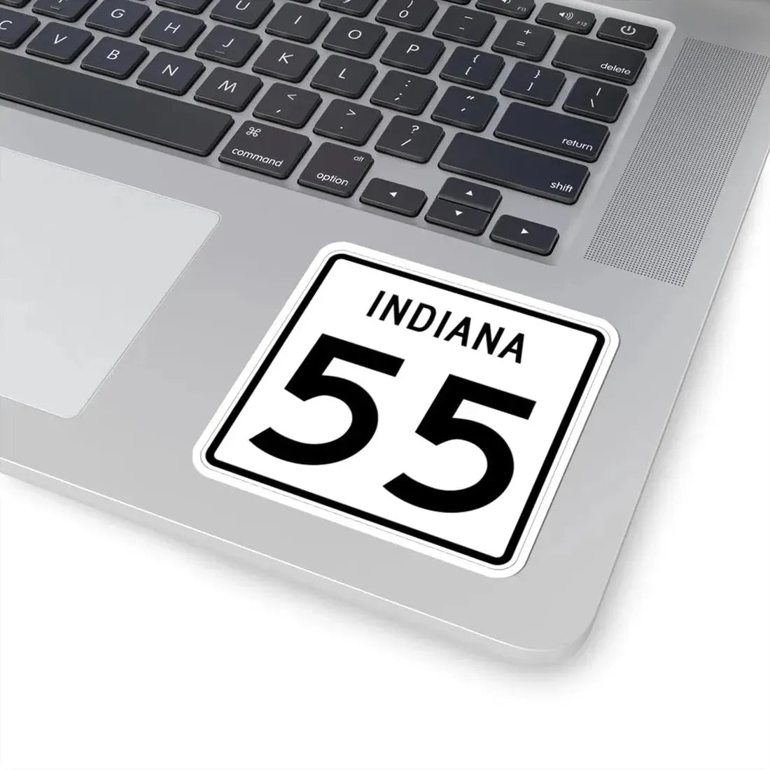Indiana 55 (Indiana) (Road Sign) STICKER Vinyl Kiss-Cut Decal - The Sticker Space