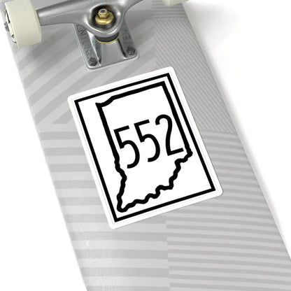 Indiana 552 1948 (Indiana) (Road Sign) STICKER Vinyl Kiss-Cut Decal - The Sticker Space