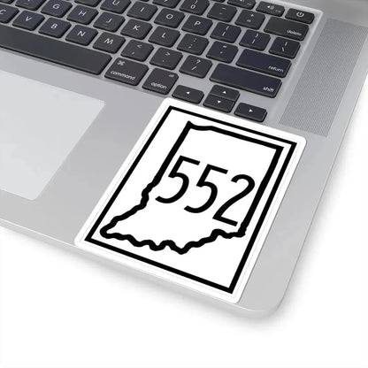 Indiana 552 1948 (Indiana) (Road Sign) STICKER Vinyl Kiss-Cut Decal - The Sticker Space