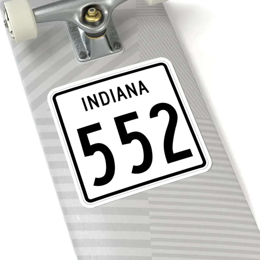 Indiana 552 1955 (Indiana) (Road Sign) STICKER Vinyl Kiss-Cut Decal - The Sticker Space