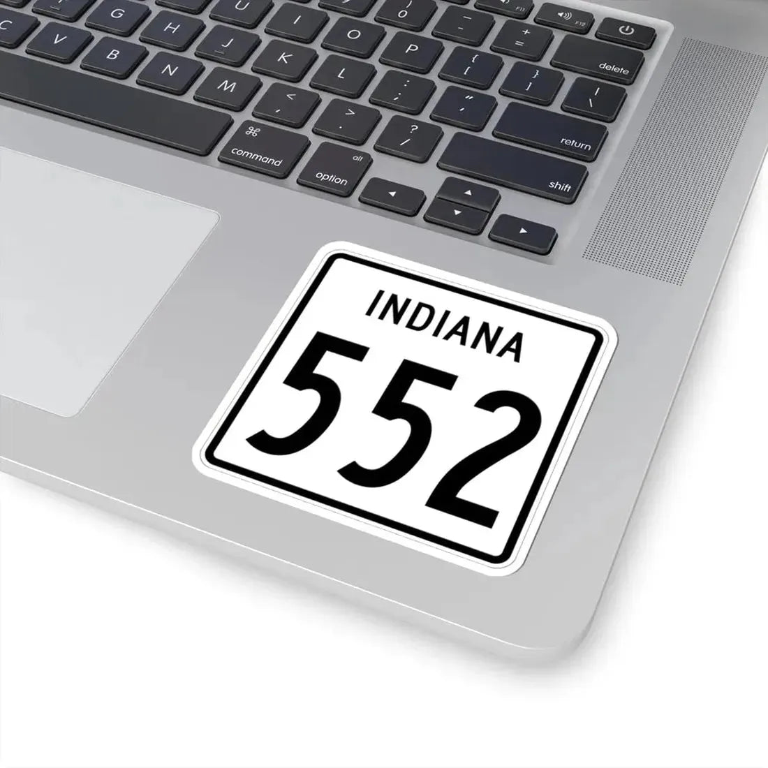 Indiana 552 1955 (Indiana) (Road Sign) STICKER Vinyl Kiss-Cut Decal - The Sticker Space