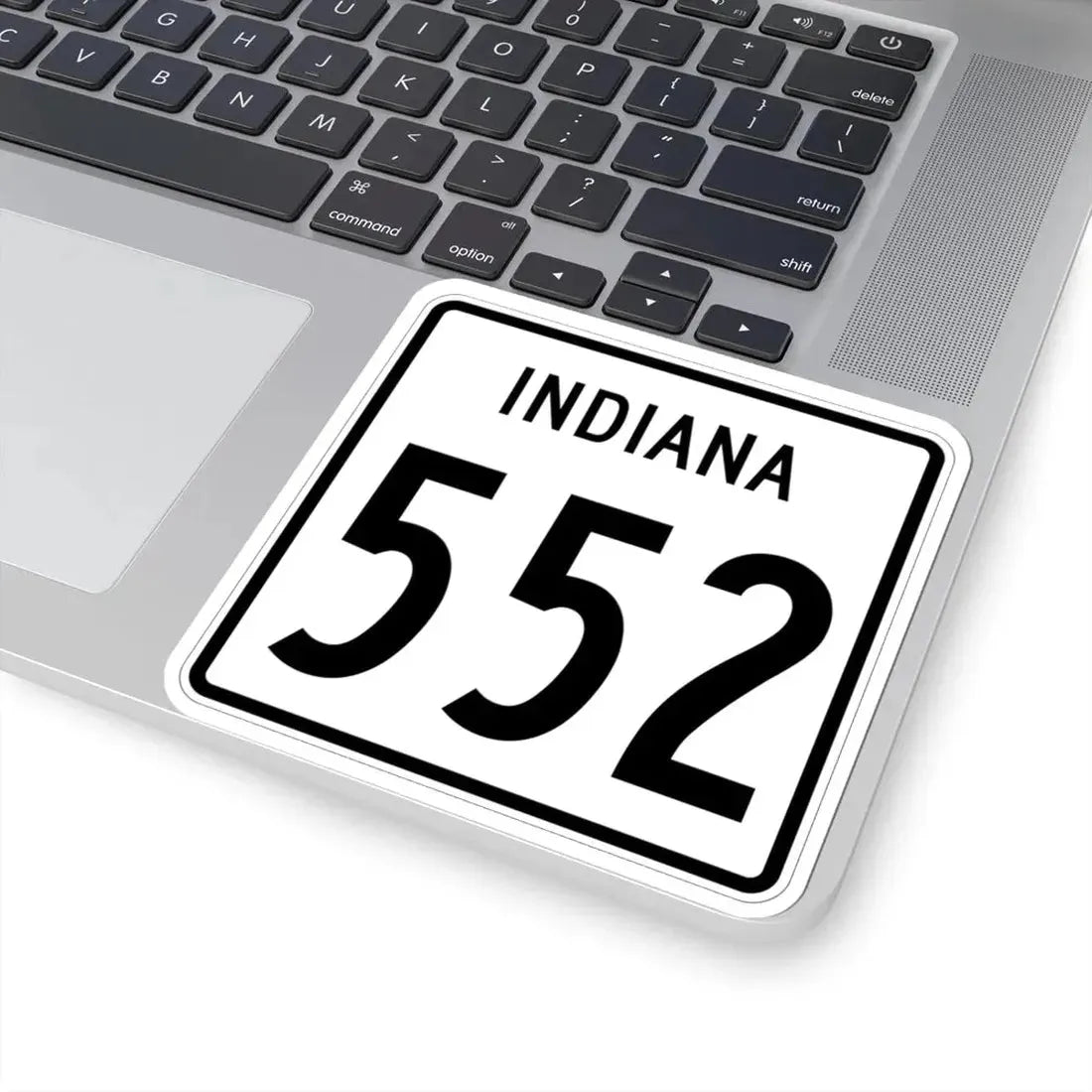 Indiana 552 1955 (Indiana) (Road Sign) STICKER Vinyl Kiss-Cut Decal - The Sticker Space