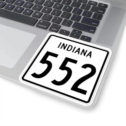 Indiana 552 1955 (Indiana) (Road Sign) STICKER Vinyl Kiss-Cut Decal - The Sticker Space
