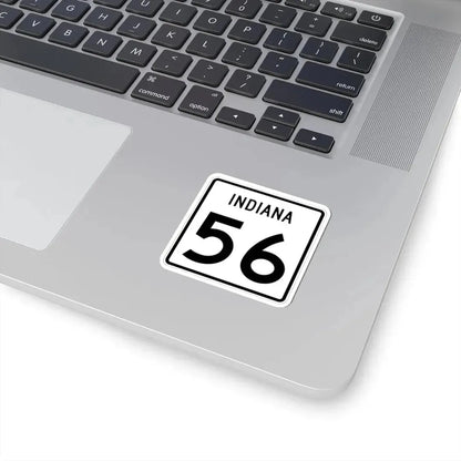 Indiana 56 (Indiana) (Road Sign) STICKER Vinyl Kiss-Cut Decal - The Sticker Space