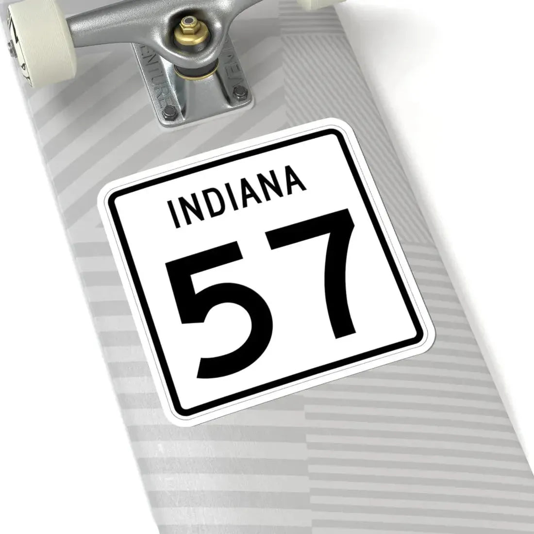 Indiana 57 (Indiana) (Road Sign) STICKER Vinyl Kiss-Cut Decal - The Sticker Space