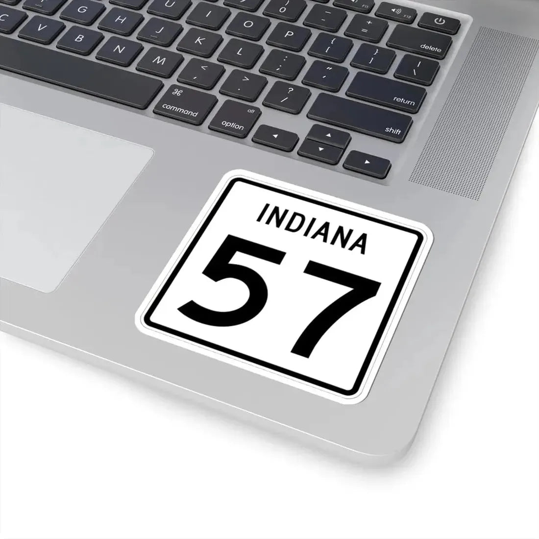 Indiana 57 (Indiana) (Road Sign) STICKER Vinyl Kiss-Cut Decal - The Sticker Space