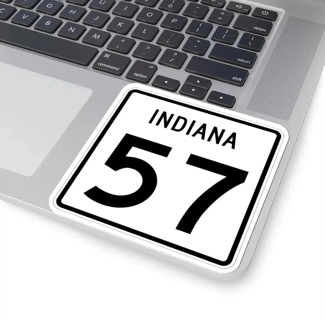 Indiana 57 (Indiana) (Road Sign) STICKER Vinyl Kiss-Cut Decal - The Sticker Space