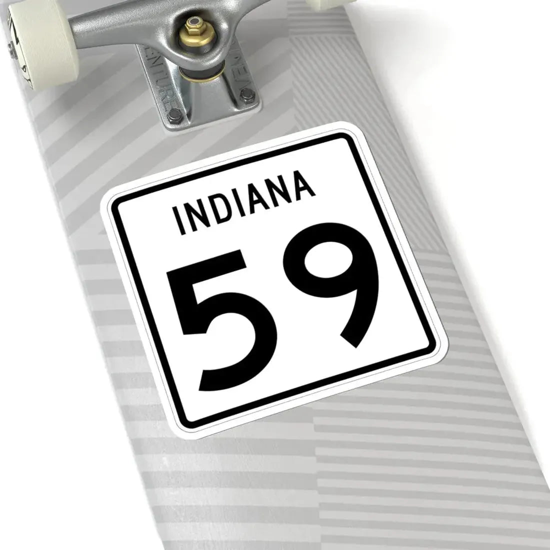 Indiana 59 (Indiana) (Road Sign) STICKER Vinyl Kiss-Cut Decal - The Sticker Space
